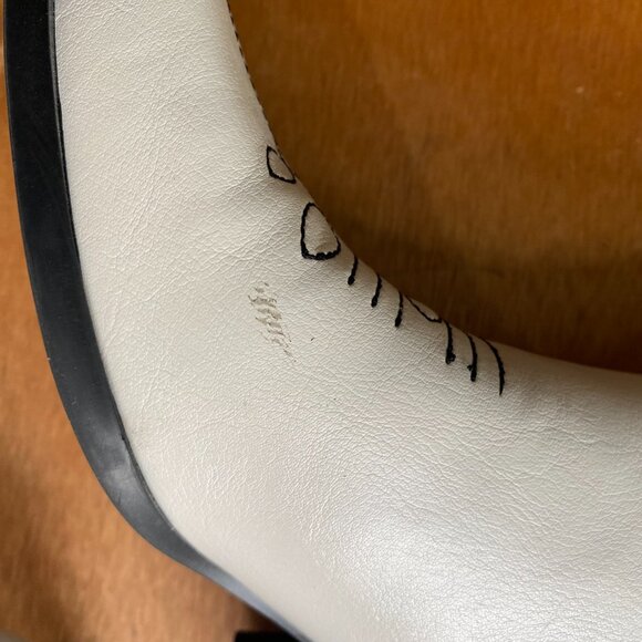 Women's Block Heel White Cowboy Boots - Indigo rd. - Macys - Picture 7 of 8